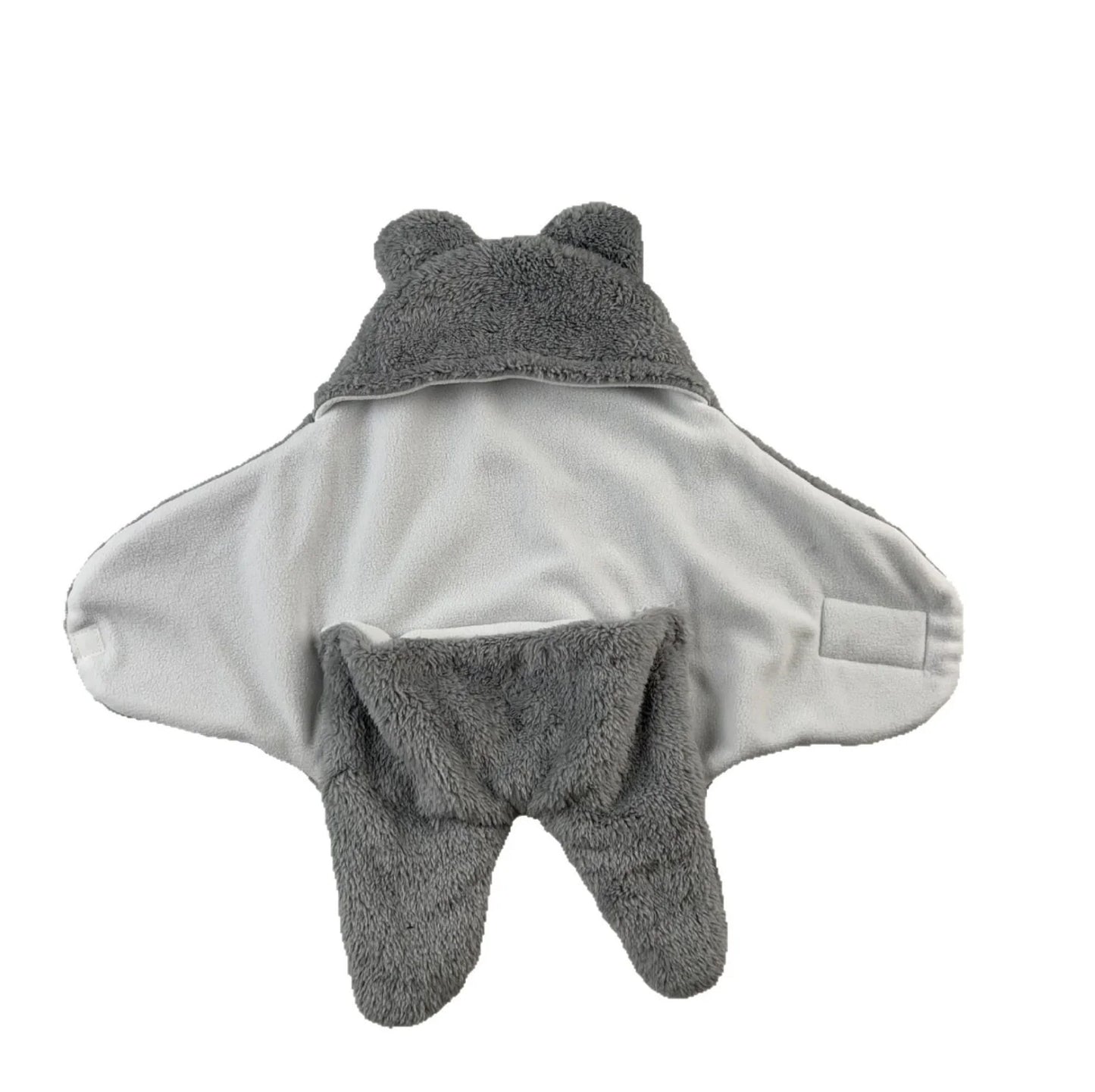 Cute Bear Ear Baby Plush Sleeping Bag - Warm and Cozy Infant Sleep Sack