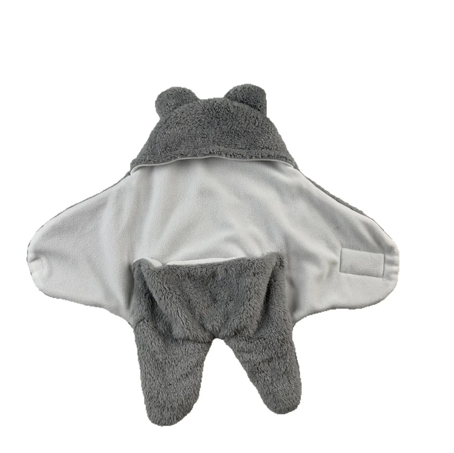 Cute Bear Ear Baby Plush Sleeping Bag - Warm and Cozy Infant Sleep Sack