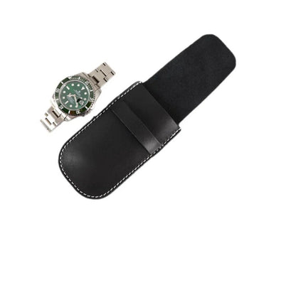 PU Leather Watch Pouch - Stylish and Protective Storage for Your Timepiece